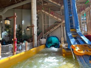 water slides at Great Wolf Lodge