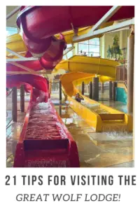 Pinterest Pin for Tip for the Great Wolf Lodge