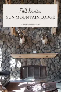 pinterest pin for the Sun Mountain Lodge