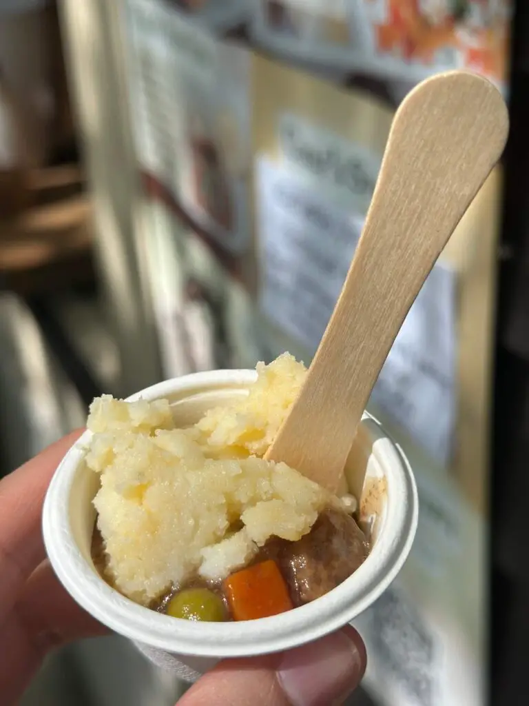 Sample of Cottage Pie from the Saucy Sailor