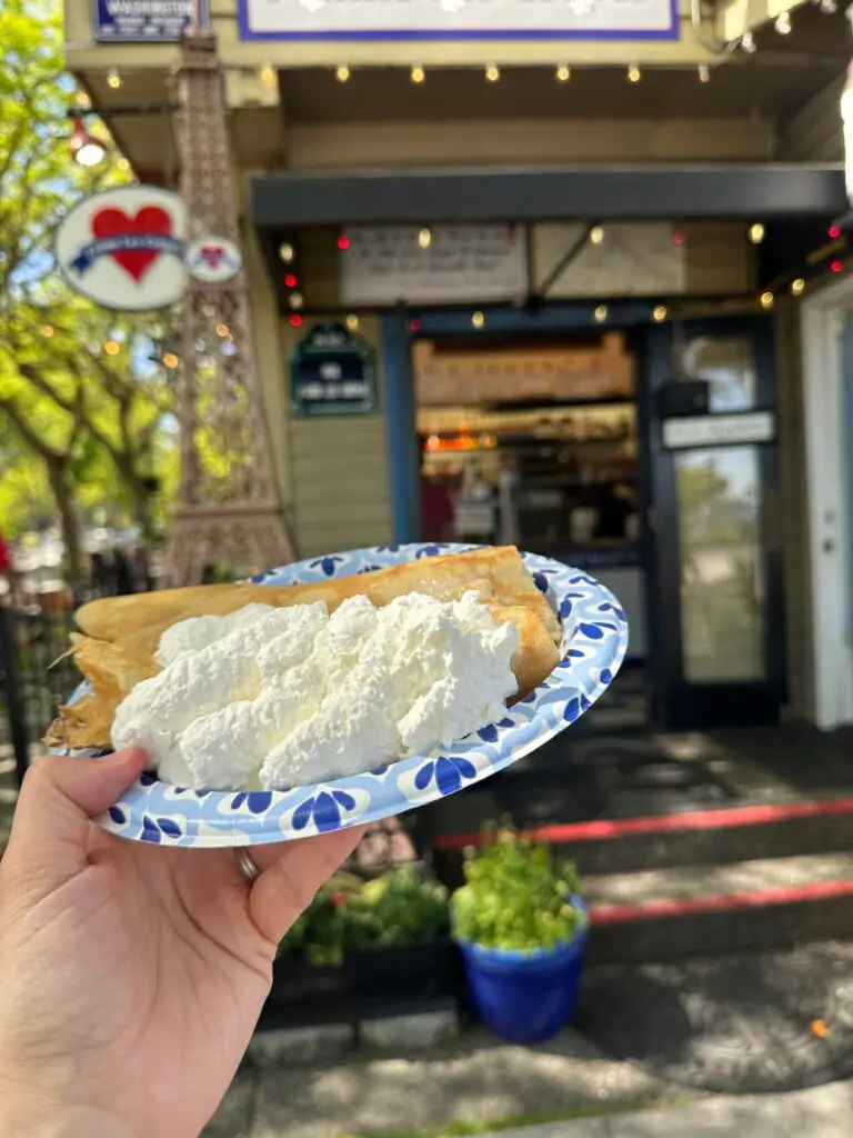 Nutella banana crepes at J'aime Les Crepes in Kingston