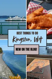 Pinterest pin for Kingston, WA