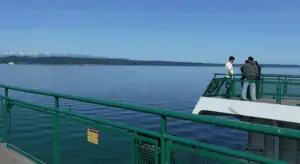 Ferry ride from Edmonds to Kingston with a view of the Puget Sound