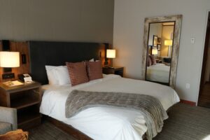 Our hotel room at Salish Lodge