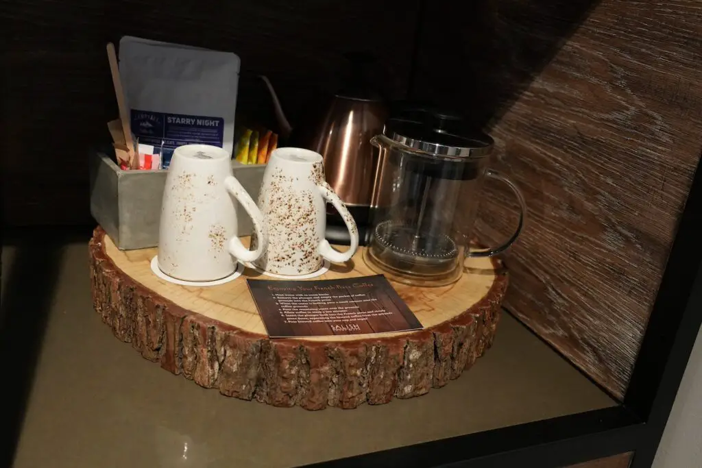 room amenities at Salish Lodge