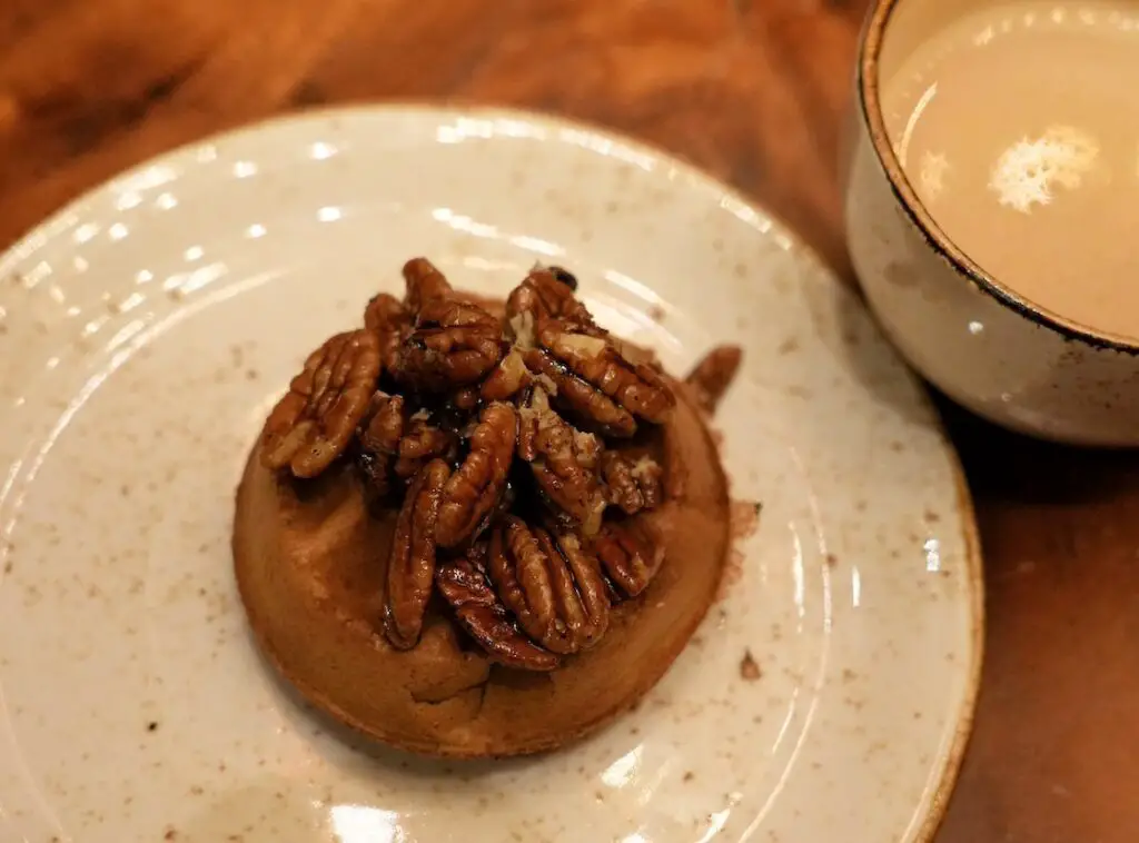 Pumpkin waffle at Club 268