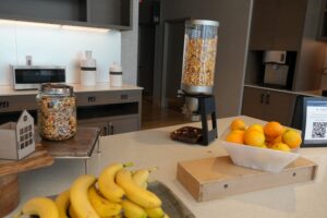 snacks at the Club Lounge