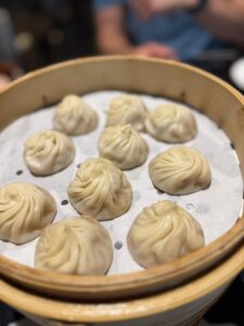 Soup dumplings at Din Tai Fung